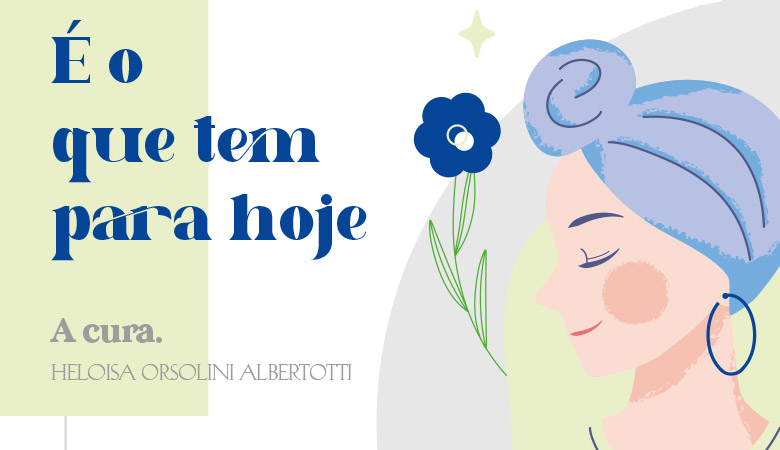 Ilustração É o que tem para hoje - ansiedade. 