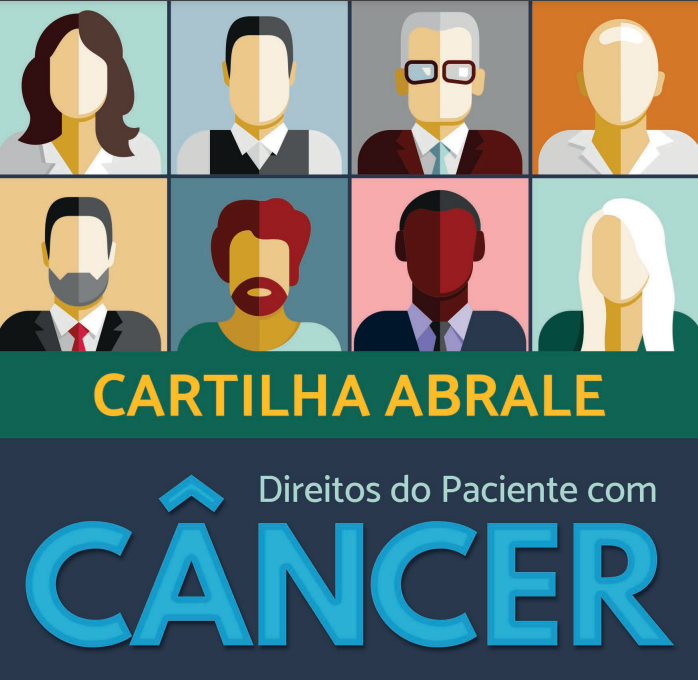 Capa Cartilha Abrale - Direitos do Paciente com Câncer. 
